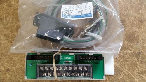 XW2B20J61B and XW2Z100JA14 Omron servo terminal and cable