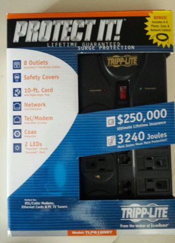 ***New*** Tripp-Lite 8 outlets protect it