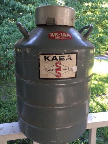 Union Carbide Liquid Nitrogen Semen Tank Kaba Select Sires