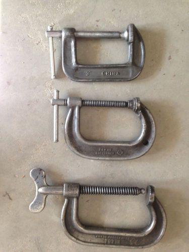 Armstrong No 403S C-clamp , No 404 Clamp , 3 Inch Central Forge Clamp