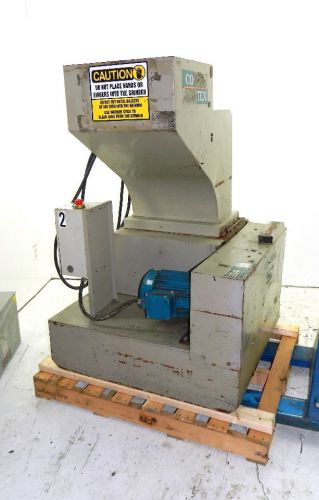 Conair Wortex LP-500 Granulator 5Hp 230/460Vac 10&#034; x 20&#034; Opening 1/4&#034; Screen
