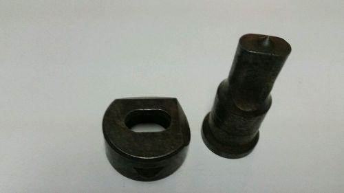 OVAL FIGURE 64 CLEVELAND STEEL TOOL PUNCH AND 47/45 DIE SET