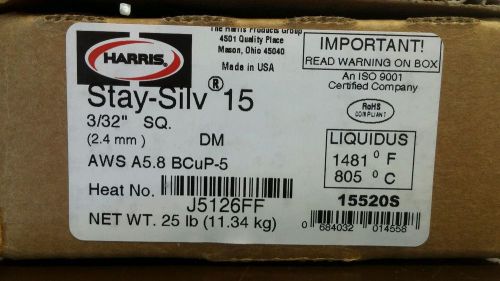 Harris stay silv 15 brazing rod for sale