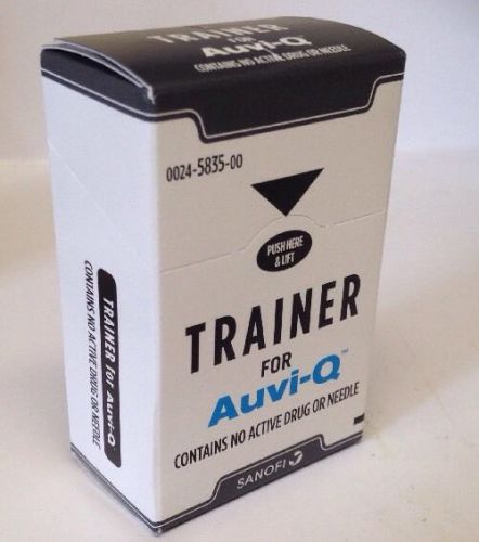 Auvi-Q Talking Epi-Pen Trainer Sealed in Box LOOK! Sanofi