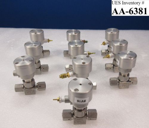 Swagelok ss-4bk-v51-1c ss bellows-sealed valve  1/4 ” vcr lot of 10 used working for sale