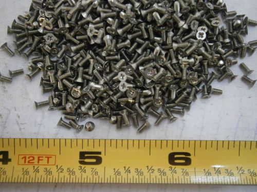 Machine screws m1.6 x 4 phillip flat head stainless steel lot of 50 #715 for sale