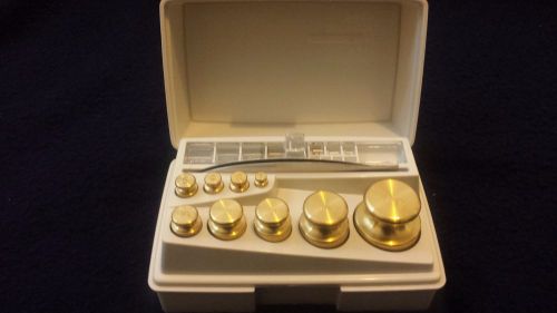Ohaus Sto-A-Weigh Set - Calibration Weight Set - Brass &amp; Stainless Steel Weights