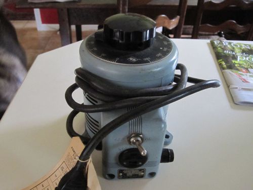 Superior Electric 126 Powerstat Variable AutoTransformer , Works Great!