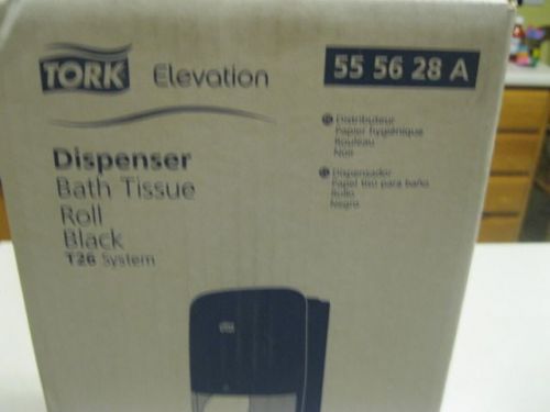 Tork Elevation Bath Tissue Dispenser Black T26 System  555628A NIB New NR