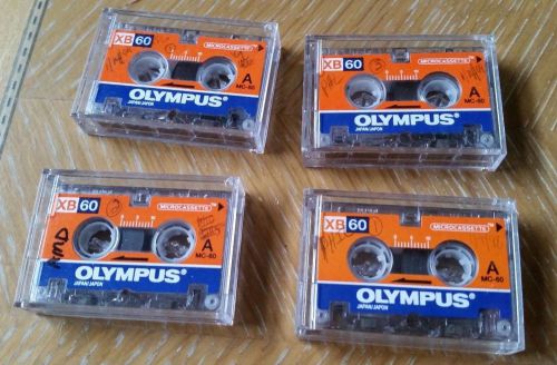 4 - Olympus Micro XB60 CassetteTapes (Used, Preowned)
