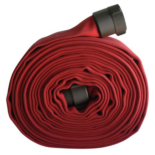 ARMORED TEXTILES Attack Line Fire Hose, Rubber, Red NEW