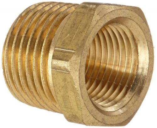 Anderson Metals 56110 Brass Pipe Fitting Hex Bushing 1/2&#034; NPT Male Pipe x 3/8...