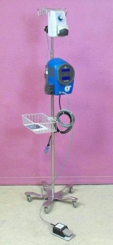 Medtronics Xomed XPS 3000 High Speed Console 2 Pumps Footswitch Rolling Stand
