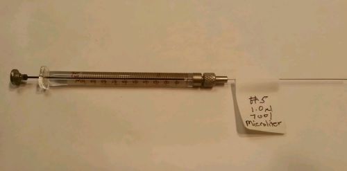 Hamilton syringe microliter 7001 plunger in needle  0.001 ml 1.0 ul (stk# 5)