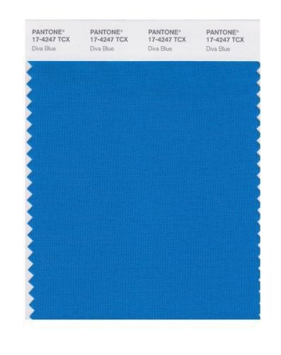 PANTONE SMART 17-4247X Color Swatch Card, Diva Blue