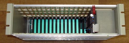 Unipage m15 paging terminal rack card cage with 14 empty slots &amp; z80 controller for sale