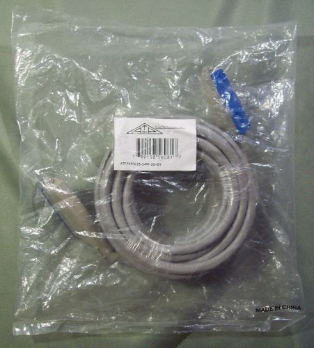 Allen tel products 25-3-pp-25-gy 25 pair telco cable cat 3 25&#039; 90 degree plugs for sale