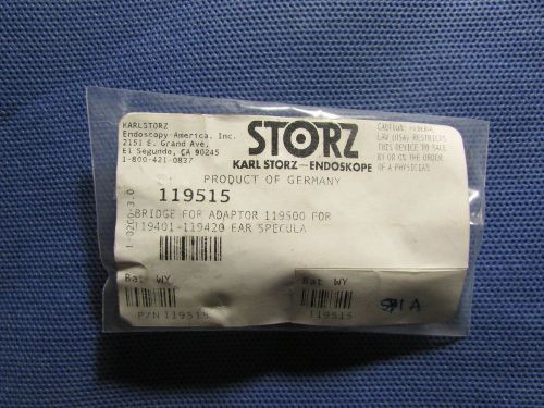 New Storz 119515 (Bridge for Adaptor 119500 for 119401-119420 Ear Specula)