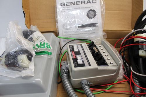 New GENERAC Portable Generator Power Transfer System 6 Circuit Load Manager