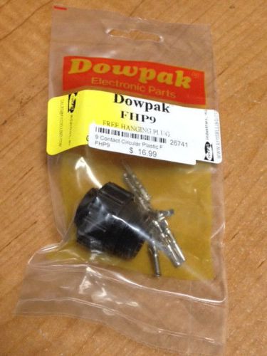 CPC Circular Plastic Free Hanging Plug - 9 pin - Dowpak FHP9 - NEW