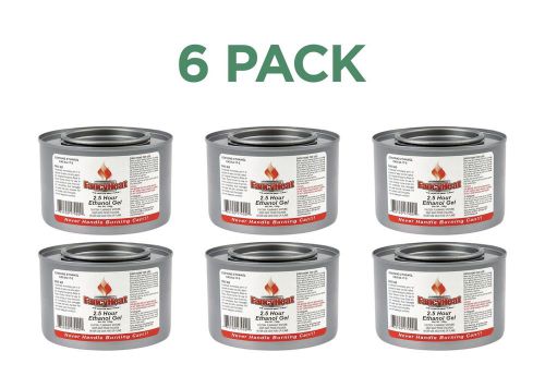 Fancy Heat Sterno Methanol Gel Chafing Cooking Fuel 7oz 2.5 Hour 6 CANS
