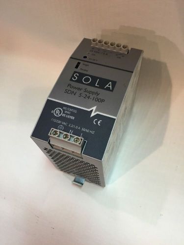 Sola SDN 5-24-100P Power Supply 24V 24 Volt