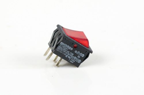 SWITCH C1453AT ROCKER RED BLACK WITH LIGHT