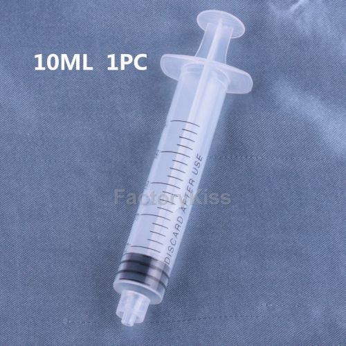 20 x disposable plastic 10 ml injector syringe no needle for lab measuring hpp for sale