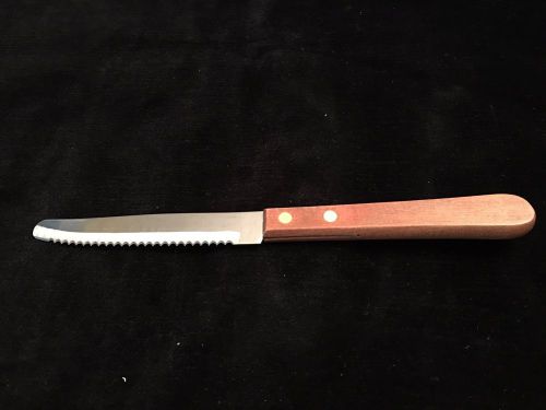 36 DELCO B616KSSF WOODEN HANDLE STEAK KNIFE