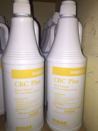 ECOLAB Toilet Bowl Cleaner - Disinfectant - CBC Plus   2 bottles