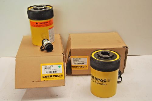 Enerpac rch-302 hollow cylinder 30 ton 2.5&#034; stroke lot of 2!! limited time new for sale