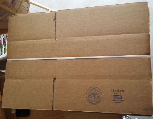 ULINE S-4711 12 X 8 X 5 BOXES (25CT)