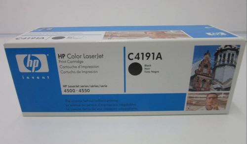 Genuine HP C4191A Black Laser Jet Toner Cartridge in Sealed Box