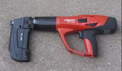HILTI DX-460 MX-72 Cal .27 powder actuated nail gun tool, fastening/Track