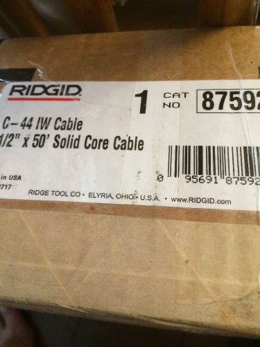 Ridgid 87592 1/2&#034; x 50ft. Integral Wound (IW) Cable.  Model C-44IW