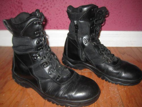 ROTHCO Men’s Sz 12 Black Leather Safety / Military/ Jungle / Work Boots