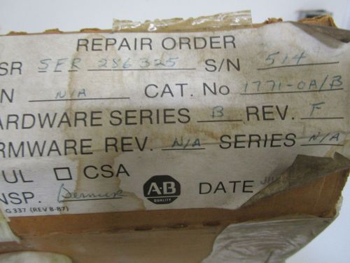 ALLEN BRADLEY 1771-OA SER. B (120V) AC OUTPUT MODULE (REPAIRED) *USED*