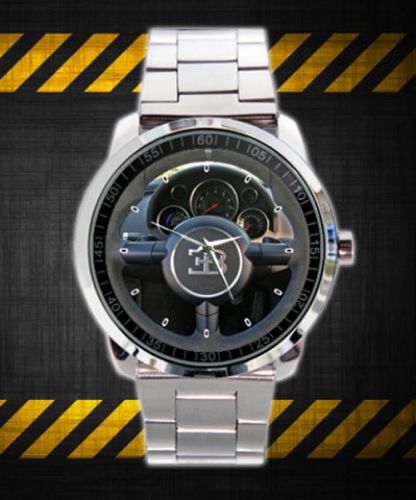27 NEW 2011 Bugatti Veyron Steering Wheel Watch New Design On Sport Metal Watch
