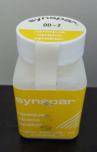 Synspar Opaque Shade D2 Brand New 1 Ounce Unopened Bottle