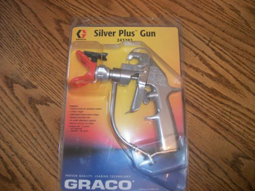 NEW GRACO SILVER PLUS AIRLESS PAINT SPRAY GUN MODEL 243283