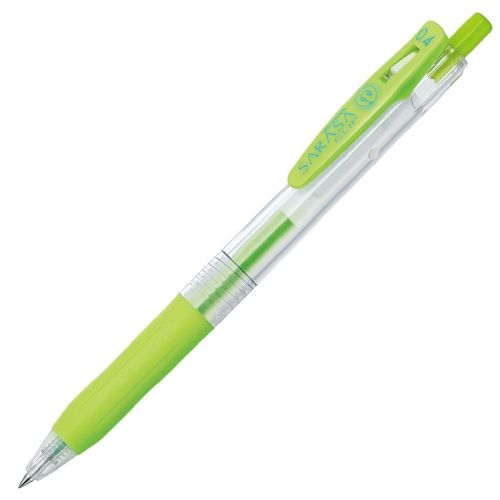 Zebra - SARASA Clip Gel Ink Pen (10 Piece Box Set) - Light Green