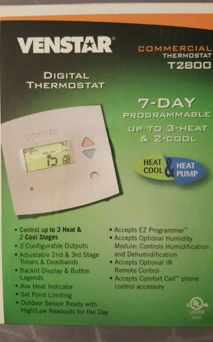 Venstar Commercial 7-Day Programmable Thermostat T2800