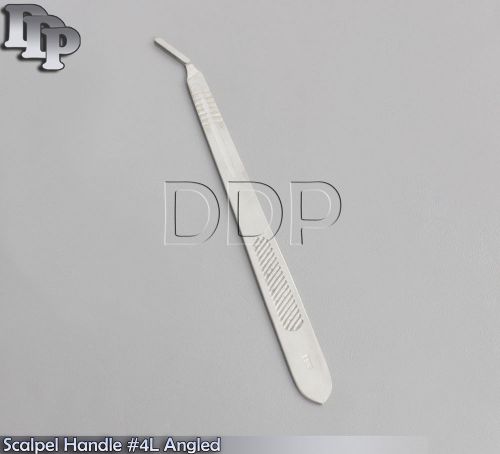 Scalpel Handle #4L Angled Surgical Instrument