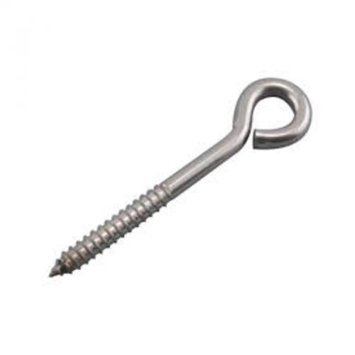 5/16&#034; x 4&#034; zinc plated steel screw eye lag thread crown bolt screws 15026 for sale