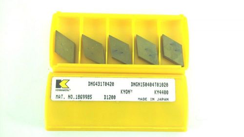 KENNAMETAL DNG431T0420 DNGN 150404T01020 KY4000 CERAMIC INSERT (LOT OF 10)