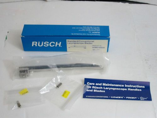 RUSCH Standard / Conventional Laryngoscope Blade Size 3 Product No. 008618300