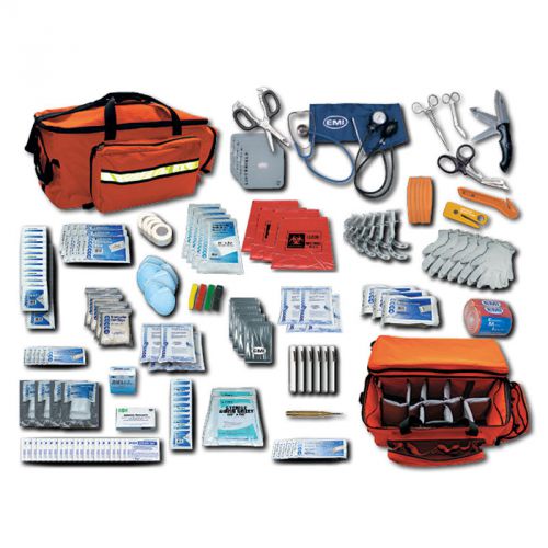 Emergency medical multi trauma response kit - orange  1 ea for sale
