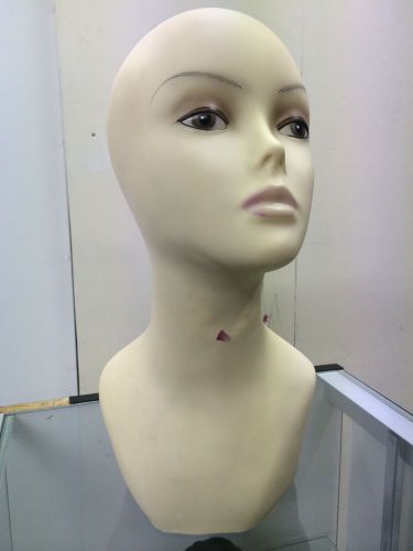 Solid Mannequin Head For Wigs, Hats, Scafs Display. Many In Stock!!!