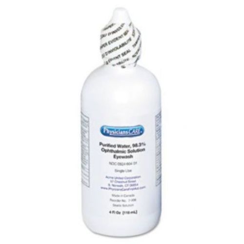 Physicianscare first aid disposable eye wash, 4 oz. for sale