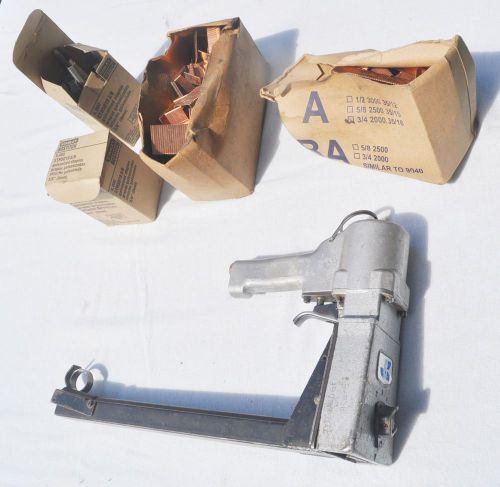 Vintage Josef Kihlberg pneumatic box closing stapler, # 561-15, for parts, AS IS